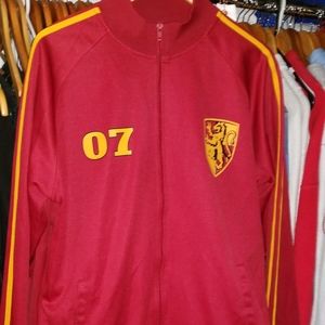 Harry Potter GRYFFINDOR TRACK JACKET SIZE LARGE